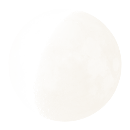 The Moon tonight: waxing gibbous