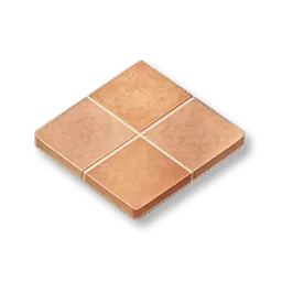 Square Tile: Terracotta