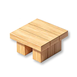 Tall Hardwood Step: Maple