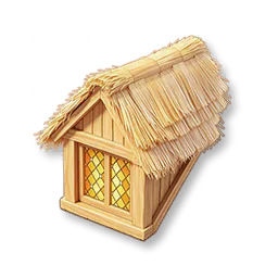 Thatched Stained-Glass Loft