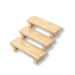Floating Stairs: Pine