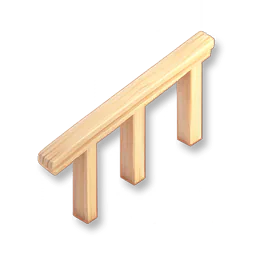 Hardwood Handrail: Pine