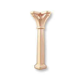 Arched-Bracket Wooden Column