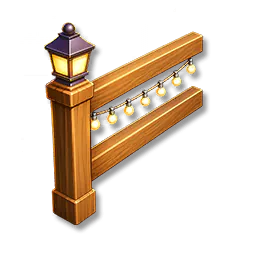 Lantern-Topped Fence
