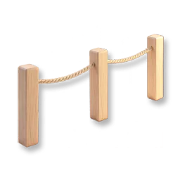 Wood-and-Rope Fence