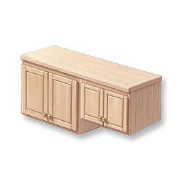 Wooden Wall Cabinet: Spruce