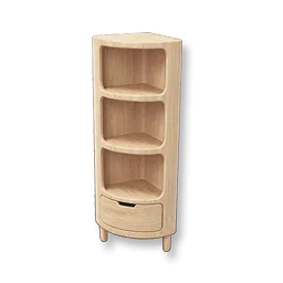 Timber Serenity: Corner Cabinet
