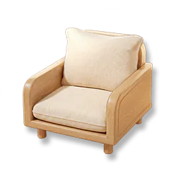 Timber Serenity: Low Sofa