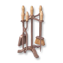 Cozy Winter Fireplace Tools