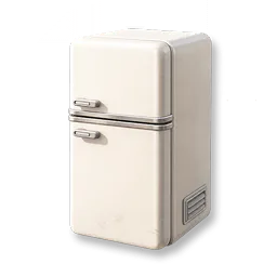 Refrigerator: Warm Apricot White