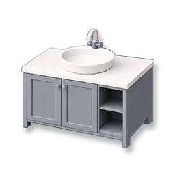 Washbasin: Mist Gray