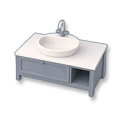 Aniimo Washbasin: Mist Gray