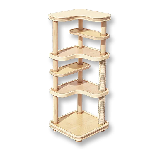 Wooden Storage Rack: Oak